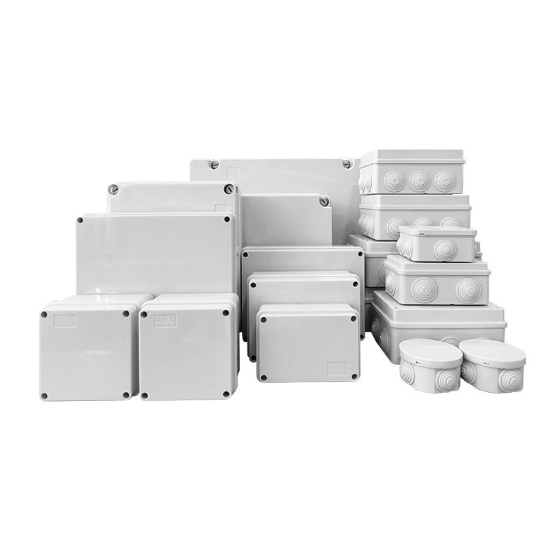 Structural features of plastic waterproof junction box